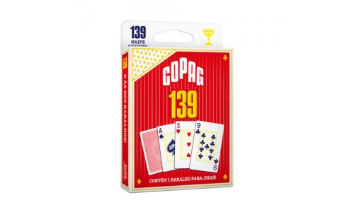 Copag Baralho 139 Tradicional Naipe Convencional Vermelho